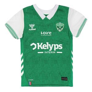 Hummel Childrens/Kids 2025/2026 AS Saint-Étienne Home Jersey / Green